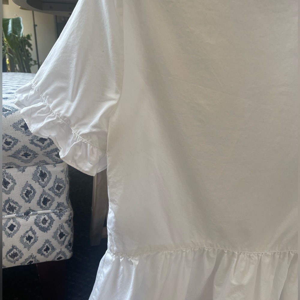 Madewell Studio Ruffle-Hem Top - Picture 8 of 8